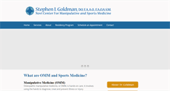 Desktop Screenshot of drstephengoldman.com